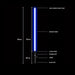 Heavy Handle Rechargeable LED Light Saber Kid's Toy Sword_4