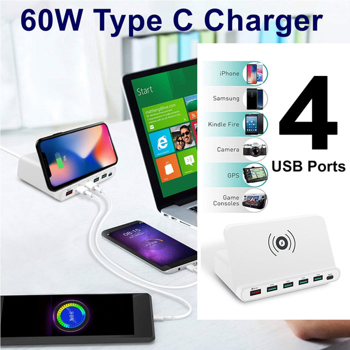 Multi-USB Port Wireless Mobile Phone Family Charging Station_13