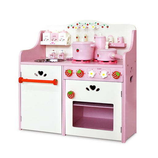 Bostin Life Keezi Kids Pretend Kitchen Play Set - Pink Baby & > Toys