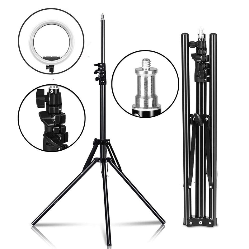 Reverse Foldable 1.8M Portable Photography Studio Light Stand