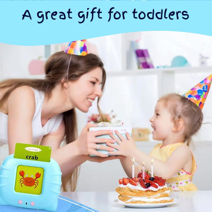 Audible Flash Cards Preschool Learning Machine - USB Rechargeable