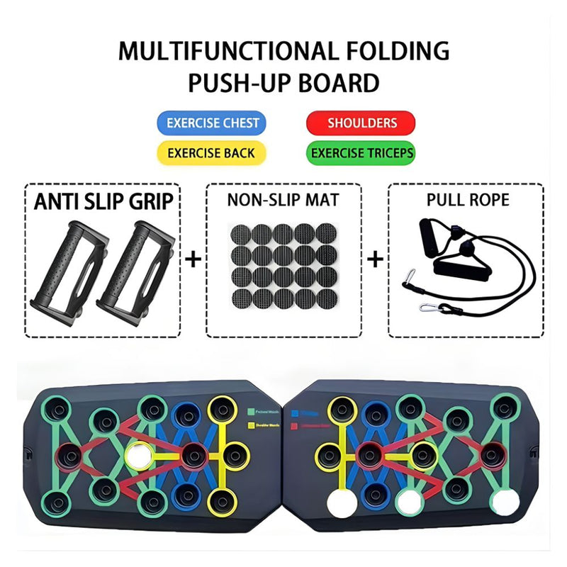 Foldable Push up Board Set for Full Body Fitness