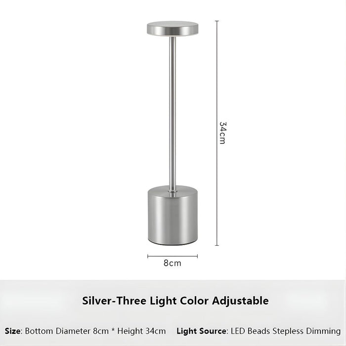 Rechargeable 3 Colors Adjustable Sensor LED Table Lamp