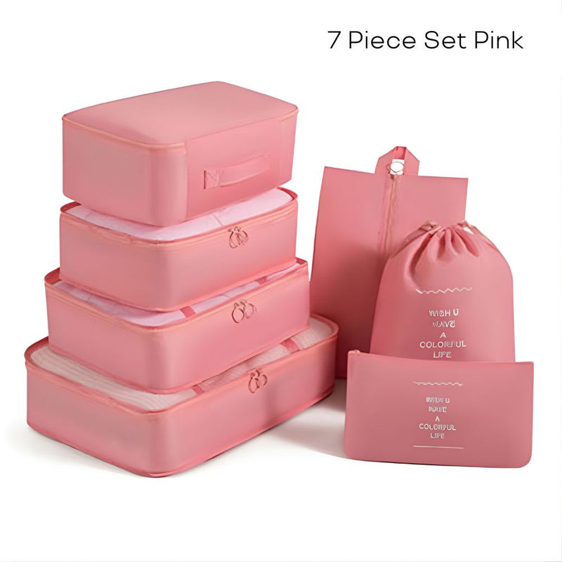 Travel Storage Packing Cubes Bag Set