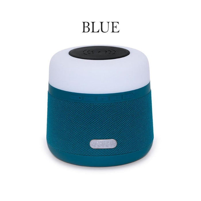 Portable Light LED Wireless QI Charger Bluetooth Speaker with Microphone Handheld USB
