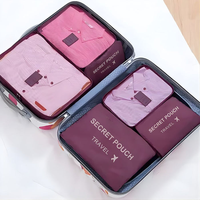 6-Piece Waterproof Travel Storage Bags