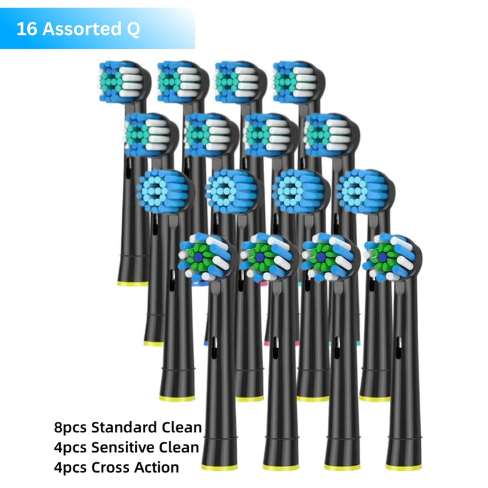 Electric Toothbrush Replacement Head Nozzle Packs for Oral B