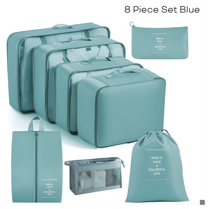 Travel Storage Packing Cubes Bag Set