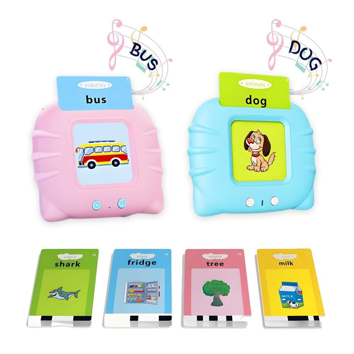 Audible Flash Cards Preschool Learning Machine - USB Rechargeable