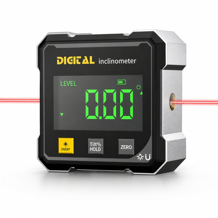 4-Side Magnetic Electronic Protractor Digital Angle Gauge
