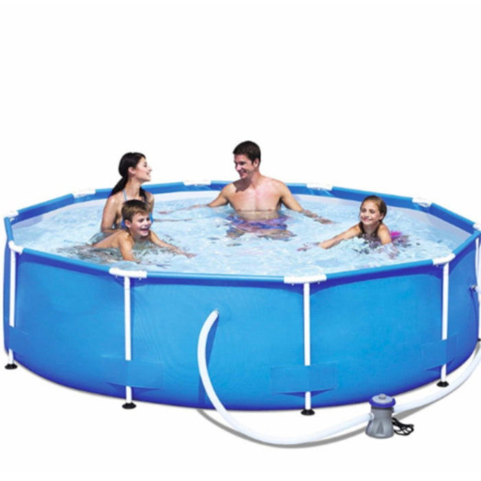 Bestway Steel Pro Circular Above Ground Swimming Pool with Pool Filter - 3.69M