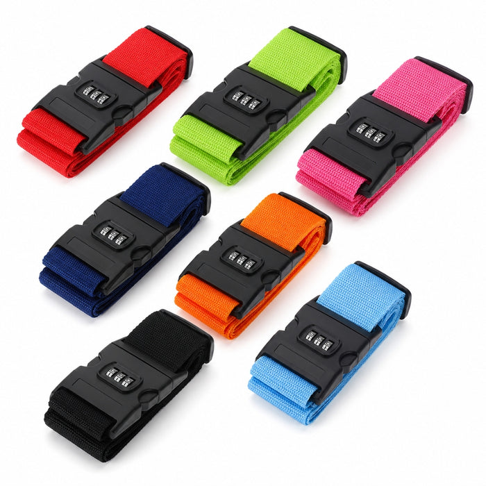 Adjustable Password Lock Packing Belt Anti-theft Luggage Buckle Strap
