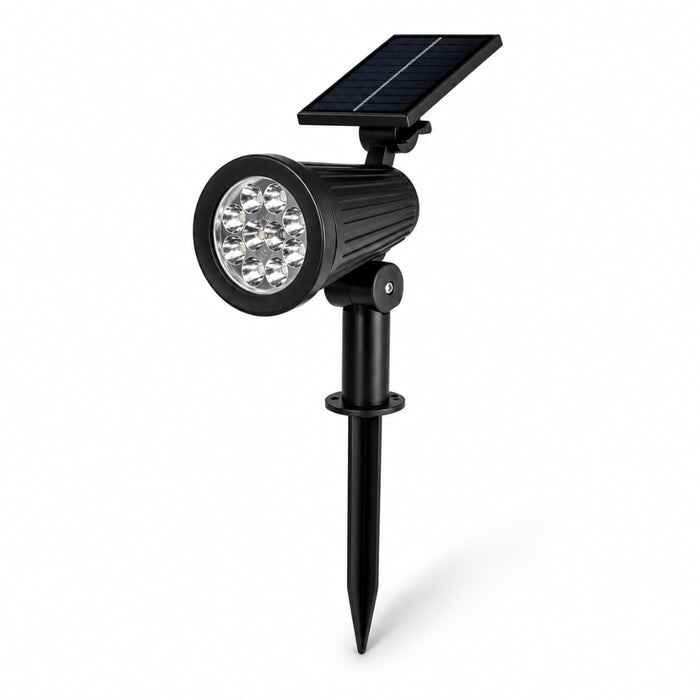 Outdoor Solar 9 LED Landscape Solar Spot Lights in Warm Cool or RGB
