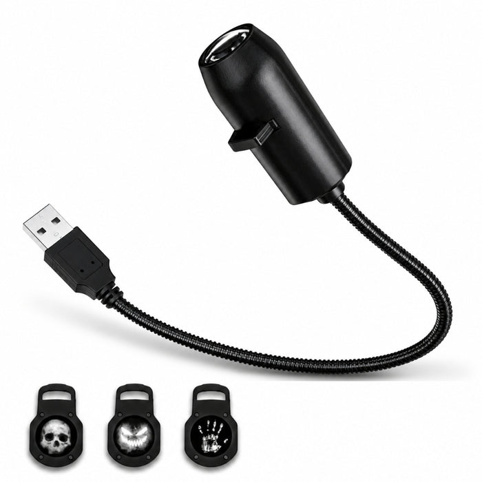 SpookyBeam USB Halloween Projection Light