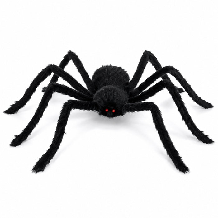 Plush Halloween Spider Decoration in Various Sizes