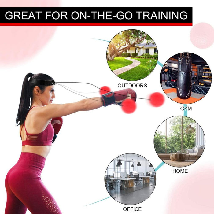 Boxing Reflex Ball Portable Training and Fitness Exercise Equipment