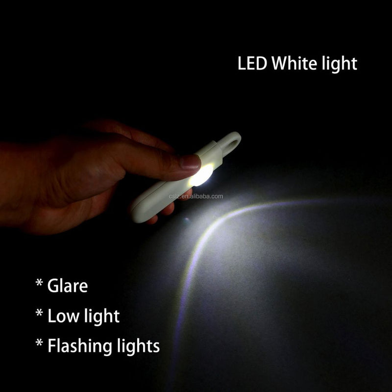 Self Defense Siren Keychain with LED Flashlight - Battery Powered