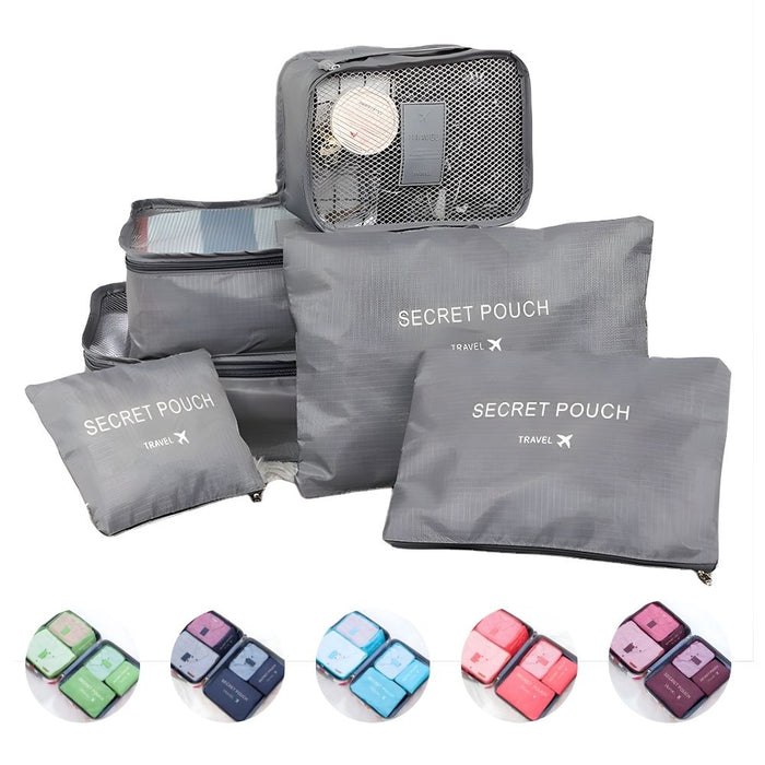6-Piece Waterproof Travel Storage Bags
