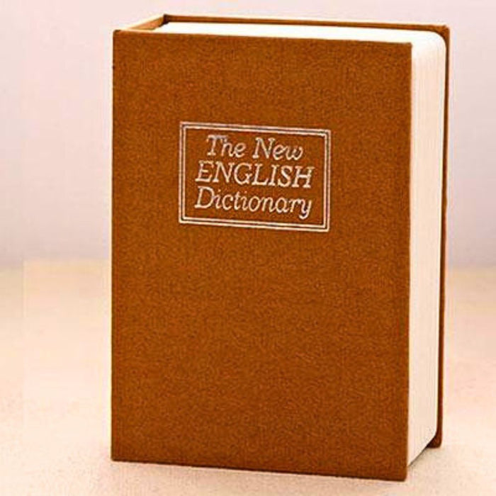 Mini Dictionary Safe Box Book (Yellow)