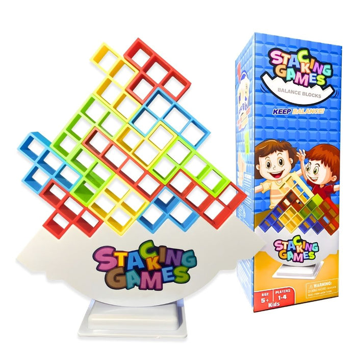 Balance Building Block Stacking Tower Game