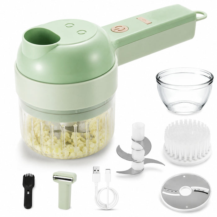 Multifunction USB Rechargeable Food Chopper Slicer & Food Prep Tool