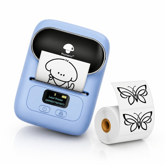 Portable Mini Barcode Sticker Label Maker Bluetooth Printer