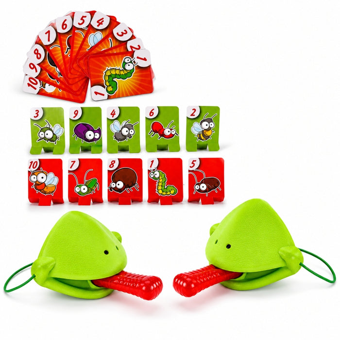 Frog Lizard Mask Wagging Tongue Card Party Game