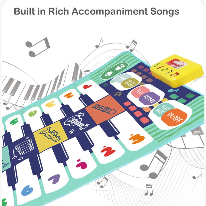 Battery Operated Multifunctional Piano Play Mat for Children