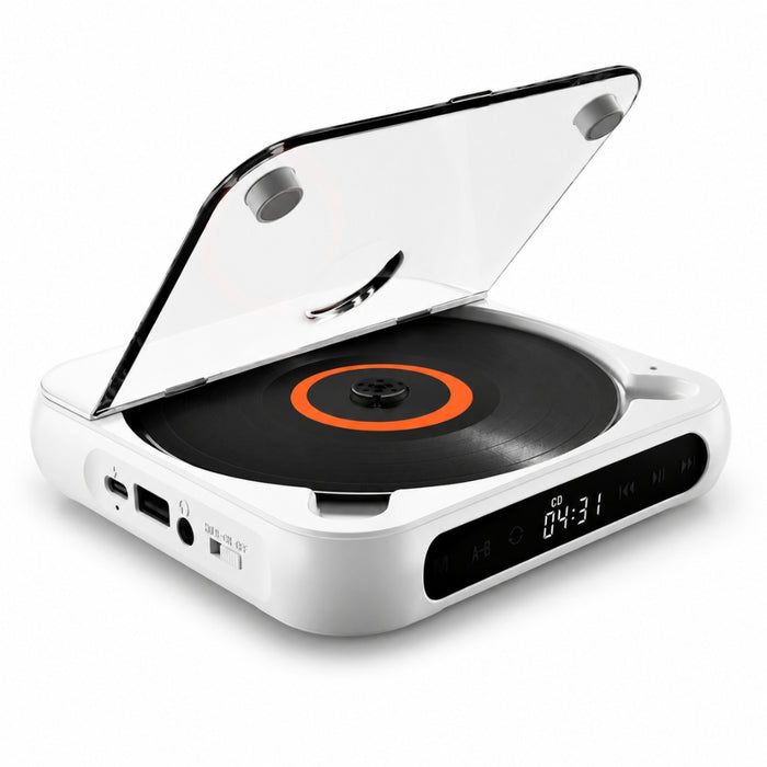 Portable Bluetooth Speaker LED Stereo CD Player