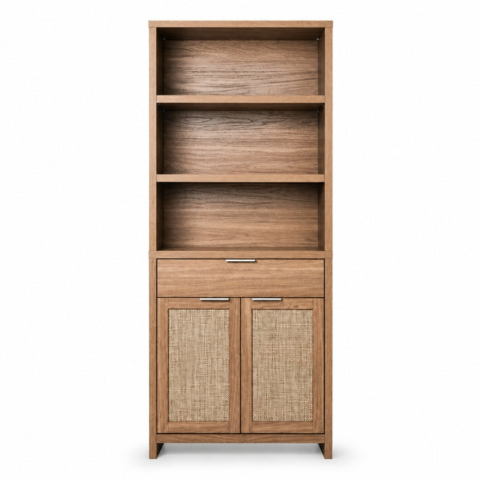5-Tier Adjustable Display Shelf Bookcase Storage Cabinet