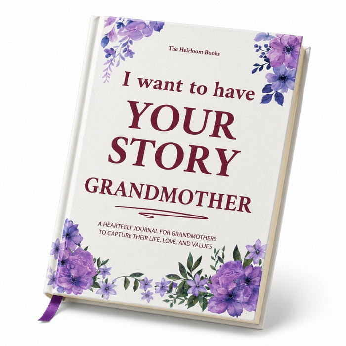Grandma - I Want To Have Your Story Memoir Journal Book