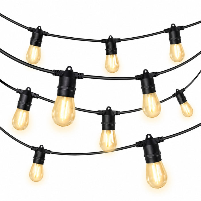 30M Waterproof LED Festoon String Lights