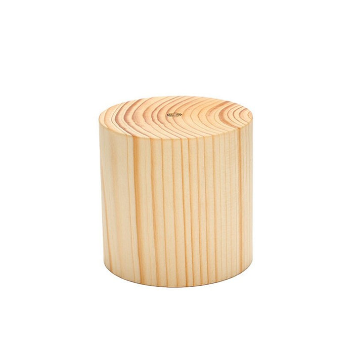 USB Rechargeable Translucent Wooden LED Touch Night Lamp