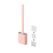 Pack of 2 Bathroom Silicone Bristles Toilet Brush with Holder Brush Set_15