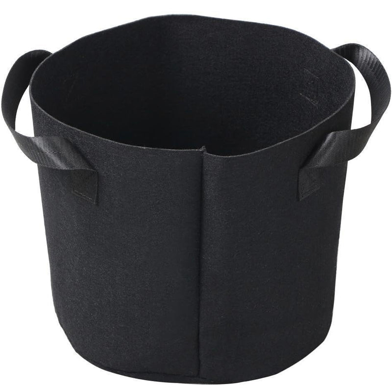Pack of 10 Fabric Breathable Grow Pots Planter Bags with Handle