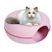 Scratch Detachable Round Felt Tunnel with Washable Interior for Cat House and Play_0