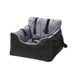 Washable Pet Booster Cushioned Seat with Storage Bag and Safety Belt_1