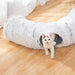 Warm and Fluffy Plush Pet Tunnel Bed Playground_4