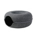 Scratch Detachable Round Felt Tunnel with Washable Interior for Cat House and Play_10