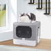 Sleek and Functional Cat Litter Box-Detachable Design_1