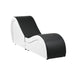 Black and White Tantra Sofa Love Seat Chaise Lounge Couples Yoga Bed