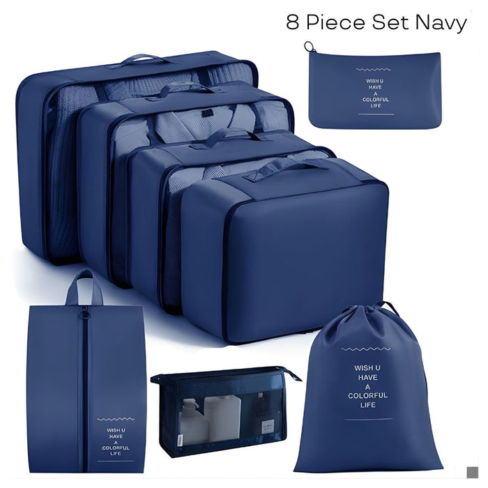 Travel Storage Packing Cubes Bag Set