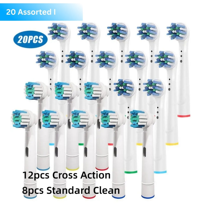 Electric Toothbrush Replacement Head Nozzle Packs for Oral B