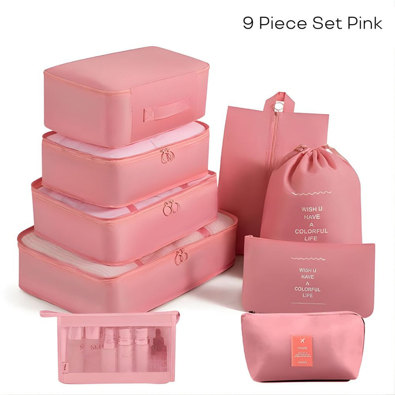 Travel Storage Packing Cubes Bag Set