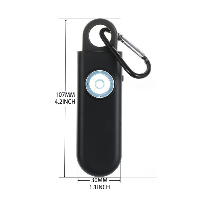 Self Defense Siren Keychain with LED Flashlight - Battery Powered