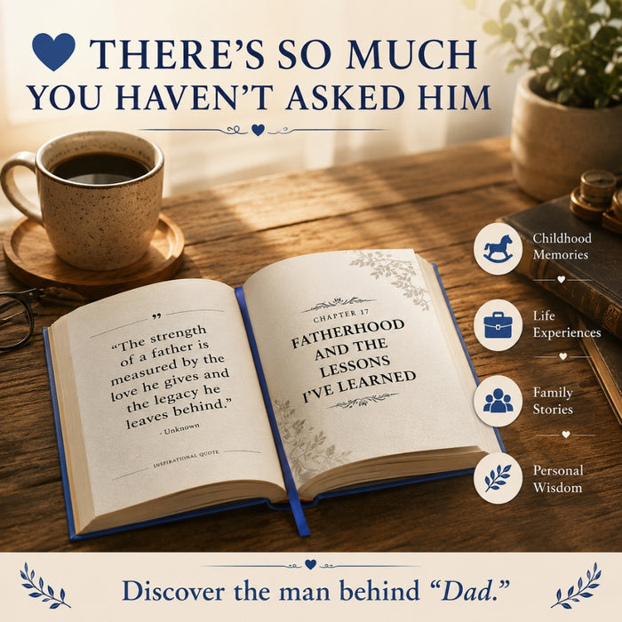 Dad - I Want To Have Your Story Memoir Journal Book