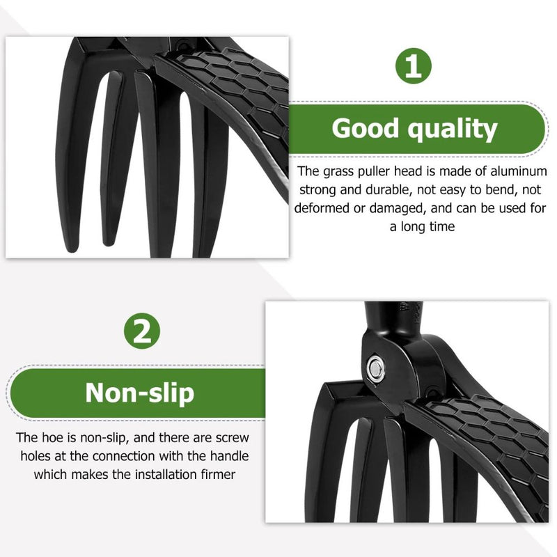 Stand Up Weed Puller Tool 4 Claws Manual Weeder Root Remover