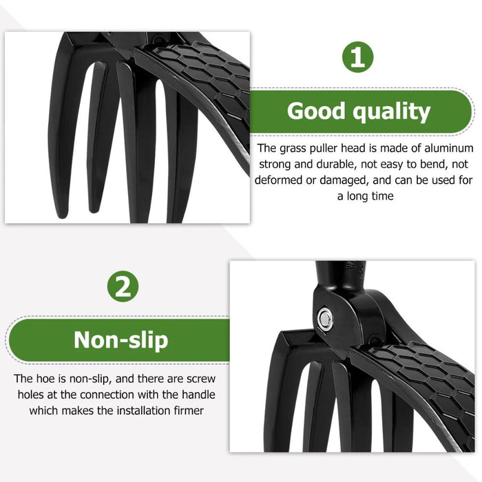 Stand Up Weed Puller Tool 4 Claws Manual Weeder Root Remover