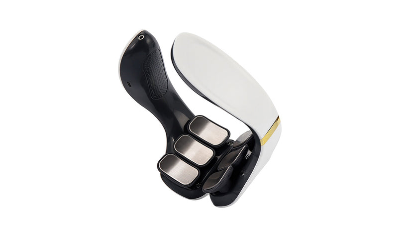 USB Rechargeable 6 Heads Electric Pulse Heating Neck Massager