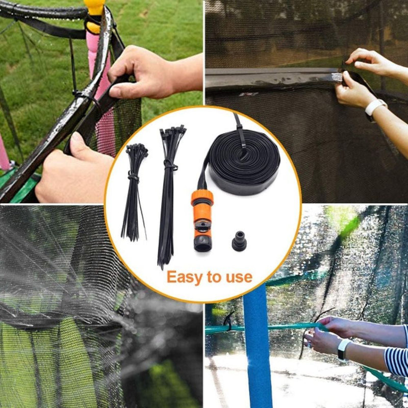 15M Trampoline Sprinkler Water Spray Summer Outdoor Water Games